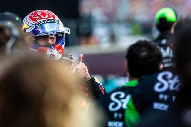 06 07 2025, Silverstone Circuit, Silverstone, FORMULA 1 QATAR AIRWAYS BRITISH GRAND PRIX 2025 , in the picture Max Verstappen NLD , Oracle Red Bull Racing Photo by Martin Trenkler Hasan Bratic DeFodi Images