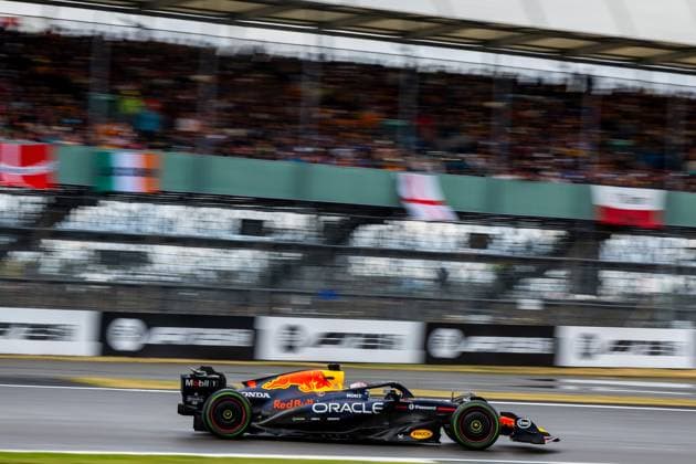 06 07 2025, Silverstone Circuit, Silverstone, FORMULA 1 QATAR AIRWAYS BRITISH GRAND PRIX 2025 , in the picture Max Verstappen NLD , Oracle Red Bull Racing Photo by Martin Trenkler Hasan Bratic DeFodi Images
