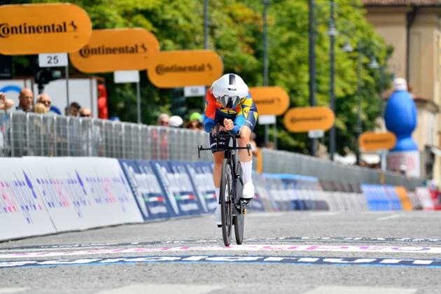 BRAND Lucinda (NED) during Giro d Italia Women - Stage 1 - Bergamo Bergamo, Giro d Italia race in Bergamo, Italy, July 06 2025  Copyright: xDavidexVaninetti IPAxSportx xipa-agency.netx xx IPA_60037675 IPA_Agency_IPA60037675