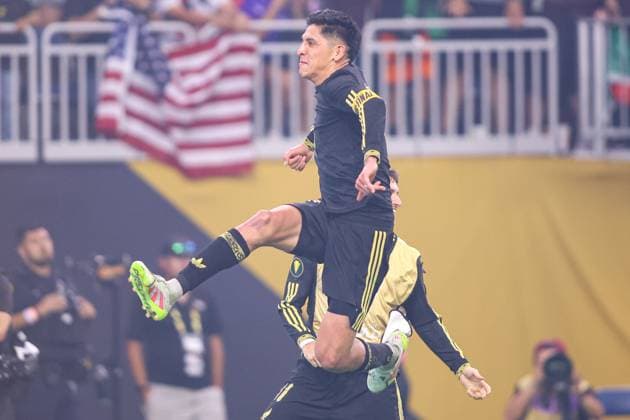 UNITED STATES VS MEXICO - COPA ORO - 06 JULIO 2025 HOUSTON,TEXAS. JULY 06th: Edson Alvarez 4 of Mexico celebrate his a goal During the Final match between United States and Mexico in the Concacaf Gold Cup 2025, held at the NRG Stadium, in Houston,Texas (PHOTO BY FABIAN MEZA STRAFFON IMAGES IMAGO MANDATORY CREDIT EDITORIAL USE Copyright: xFABIANxMEZAx