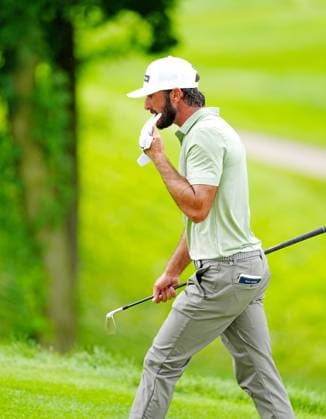 SILVIS, IL - JULY 06: PGA, Golf Herren golfer Max Homa walks the 9th hole during the final round of the John Deere Classic on July 6, 2025, at TPC Deere Run in Silvis, Illinois. (Photo by Brian Spurlock Icon Sportswire) GOLF: JUL 06 PGA John Deere Classic EDITORIAL USE ONLY Icon25070641