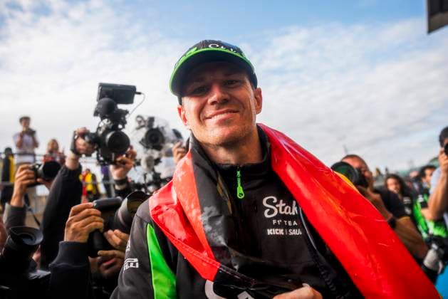 Formula 1 Qatar Airways British Grand Prix 2025 Alexis Perrin OVERTAKE MAXPPP - Silverstone 06 07 2025 27 HULKENBERG Nico (ger), Stake F1 Team KICK Sauber, portrait podium team celebration during the Formula 1 Qatar Airways British Grand Prix 2025, the 12th round of the 2025 FIA Formula 1 World Championship, WM, Weltmeisterschaft at the Silverstone Circuit in Silverstone, United Kingdom, from July 3 to 6, 2025 Silverstone United Kingdom  Copyright: xOVERTAKE MAXPPPxAlexisxPerrinx OVT202507073268 OVT202507073268