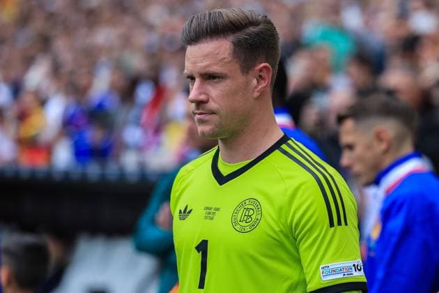 UEFA Nations League Finals 2025 Germany Match for 3rd place Germany France on 08 06 2025 at the Stuttgart Arena in Stuttgart Marc Andre Ter Stegen Germany xJRx