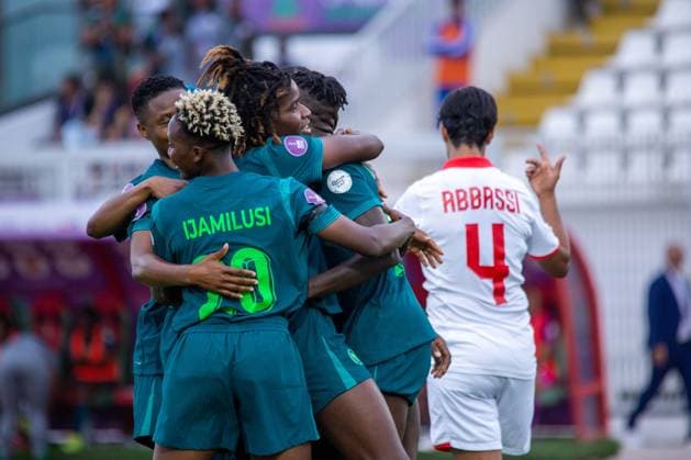 CASABLANCA, MOROCCO - JULY 6: Nigeria during the 2024 Women s Africa Cup of Nations (Wafcon) between Nigeria and Tunisia at the Stade Larbi Zaouli on July 6, 2025 in Casablanca, Morocco. Photo by Justina Aniefiok Copyright: xx