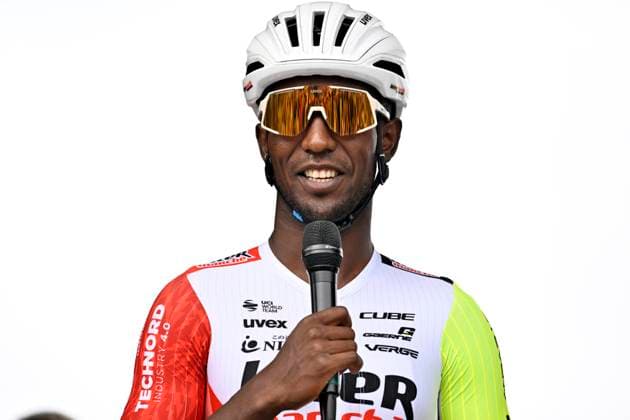 Tour de France 2025 Stage 3 DUINKERKE, FRANCE - JULY 07 : Girmay Biniam (ERI) of Intermarche - Wanty during stage 3 of the 112th edition of Tour de France an UCI World Tour 2.UWT cycling road race stage for Men Elite of 178 km with start in Valenciennes and finish in Duinkerke on July 7, 2025 in Duinkerke, France, 07 07 2025 ( Motordriver Kenny Verfaillie - Duinkerke France  Copyright: xJanxDexMeuleneirx