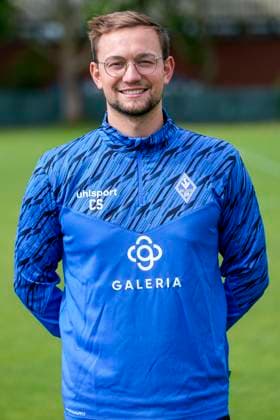 Cedric Schmidt Physiotherapist SV Waldhof Mannheim 3 Liga, portrait appointment 2025 2026 xozx
