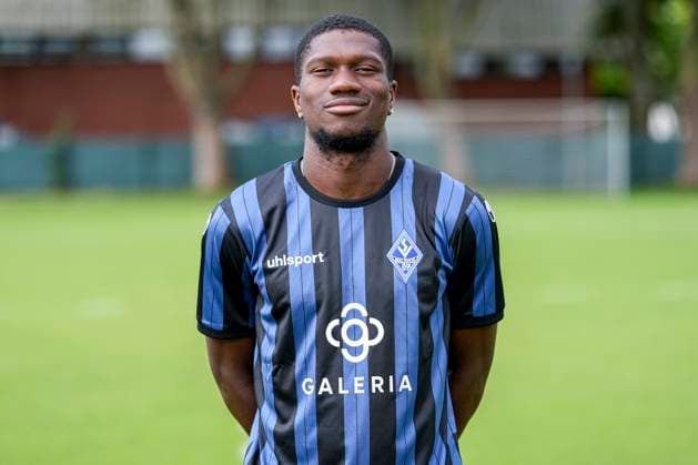 Emmanuel Iwe SV Waldhof Mannheim 3 Liga, portrait date 2025 2026 xozx
