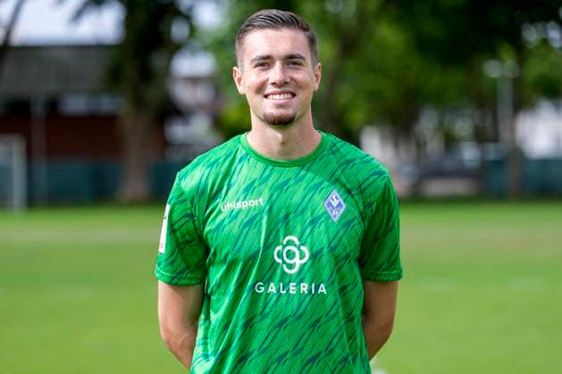 Lucien Hawryluk Goalkeeper SV Waldhof Mannheim 3 Liga, portrait date 2025 2026 xozx
