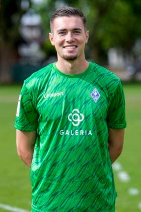 Lucien Hawryluk Goalkeeper SV Waldhof Mannheim 3 Liga, portrait date 2025 2026 xozx