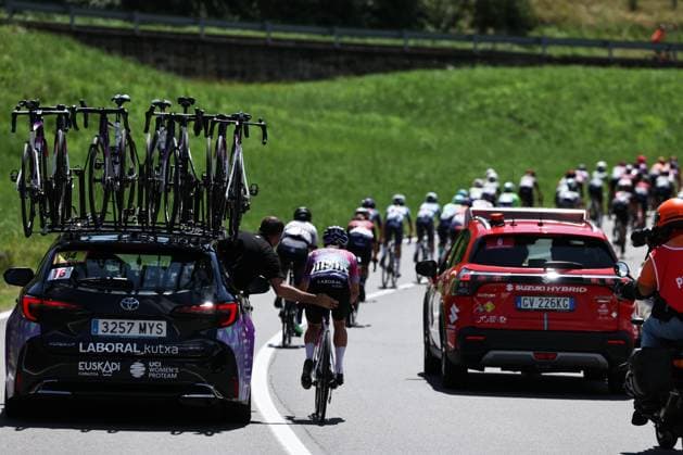 The race during the 2nd stage of the Giro d™Italia Women, from Clusone to Aprica, Italy Monday, July 07, 2025. - cycling .  Copyright: xAlessandroxGarofalo Lapressex