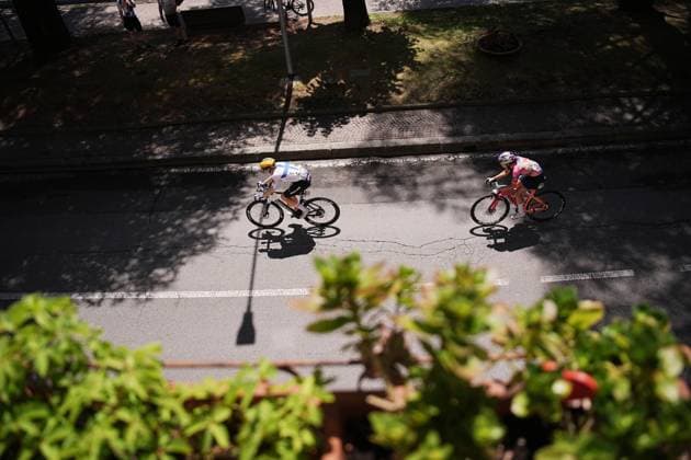 The race during the 2nd stage of the Giro d™Italia Women, from Clusone to Aprica, Italy Monday, July 07, 2025. - cycling .  Copyright: xMarcoxAlpozzi Lapressex