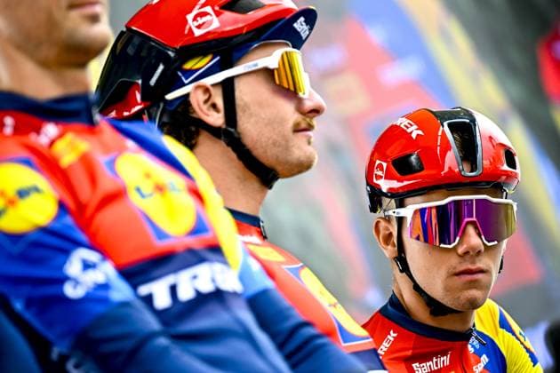 Belgian Thibau Nys of Lidl-Trek pictured at the start of the third stage of the 2025 Tour de France cycling, from Valenciennes to Dunkerque (178 km) on Monday 07 July 2025 in France. The 112th edition of the Tour de France starts on Saturday 5 July in Lille, France, and will finish in Paris, France on the 27th of July. JASPERxJACOBS  x128591495x