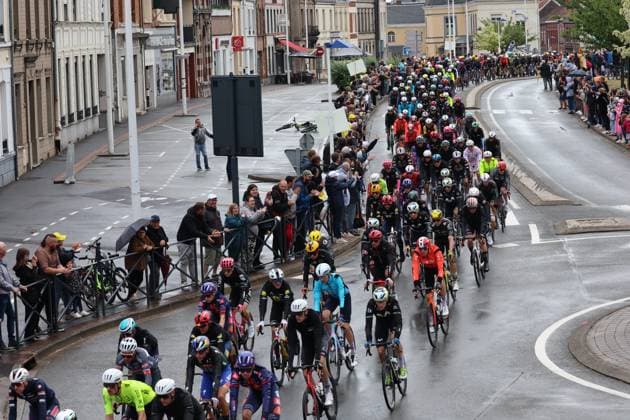 TOUR DE FRANCE 2025 PHOTOPQR VOIX DU NORD SAMI BELLOUMI ; 07 07 2025 ; raismes le 7 juillet 2025: passage tour de france. PHOTO SAMI BELLOUMI LA VOIX DU NORD.- French cycling race Tour de France 2024 takes place in july 2025 NORD France  Copyright: xPHOTOPQR VOIXxDUxNORD MAXPPPxSAMIxBELLOUMIx 20250707VDN3776 20250707VDN3776