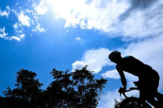 (250707) -- XINING, July 7, 2025 -- Adgar David Cadena Martinez of Petrolike competes during Stage 2 of the Tour of Magnificent Qinghai International Road cycling, Rad, Radsport, Strasse Race from Duoba to Huzhu, northwest China s Qinghai Province, July 7, 2025. ) (SP)CHINA-QINGHAI-CYCLING-TOUR OF MAGNIFICENT QINGHAI-STAGE 2 (CN) ZhangxLong 
