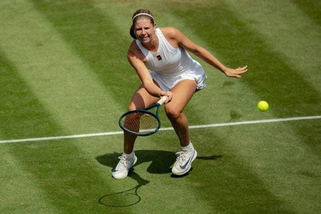 Wimbledon Championships 2025 07 Jul 2025 Hannah Klugman in action at the Wimbledon Championships 2025 AELTC London Church Road, Wimbledon, London, United Kingdom Wimbledon England, UK NEWSPAPERS OUT Copyright: xImmyxThompson-Bland IPSxPhotoxAgencyx