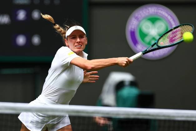 Ekaterina Alexandrova during her Round of 16 match Wimbledon Tennis Championships, Day 8, The All England Lawn Tennis and Croquet Club, London, UK - 07 Jul 2025London The All England Lawn Tennis and United Kingdom  Copyright: xJamesxMarsh Shutterstockx 15387973aw