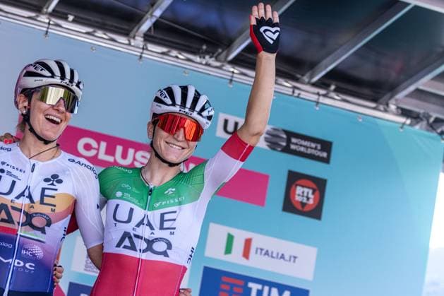 Elisa Longo Borghini during Giro d Italia Women - Stage 2 - Clusone Aprica, Giro d Italia race in Aprica, Italy, July 07 2025  Copyright: xTommasoxBerardi IPAxSportx xipa-agency.netx xx IPA_60074610 IPA_Agency_IPA60074610