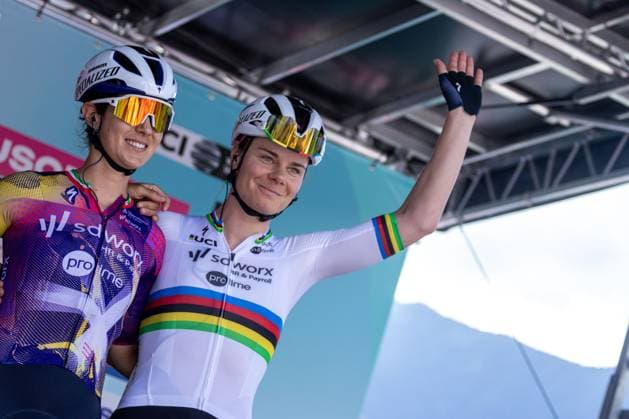 Lotte Kopecky during Giro d Italia Women - Stage 2 - Clusone Aprica, Giro d Italia race in Aprica, Italy, July 07 2025  Copyright: xTommasoxBerardi IPAxSportx xipa-agency.netx xx IPA_60074624 IPA_Agency_IPA60074624