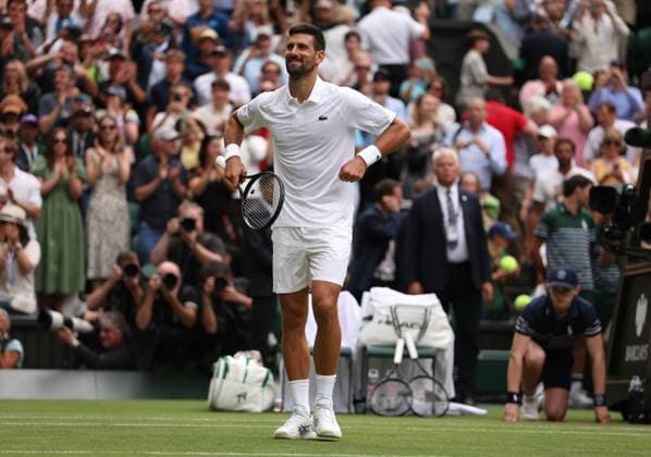 Novak Djokovic wins his Round of 16 match Wimbledon Tennis Championships, Day 8, The All England Lawn Tennis and Croquet Club, London, UK - 07 Jul 2025London The All England Lawn Tennis and United Kingdom  Copyright: xEllaxLing Shutterstockx 15387974de