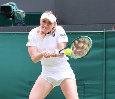 TENNIS - Wimbledon 2025 LONDON,ENGLAND,07.JUL.25 - TENNIS - WTA, Tennis Damen Tour, Wimbledon, Grand Slam. Image shows Ekaterina Alexandrova (RUS).  GEPAxpictures xAlanxGrieves