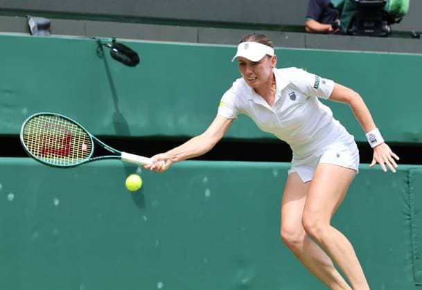 TENNIS - Wimbledon 2025 LONDON,ENGLAND,07.JUL.25 - TENNIS - WTA, Tennis Damen Tour, Wimbledon, Grand Slam. Image shows Ekaterina Alexandrova (RUS).  GEPAxpictures xAlanxGrieves