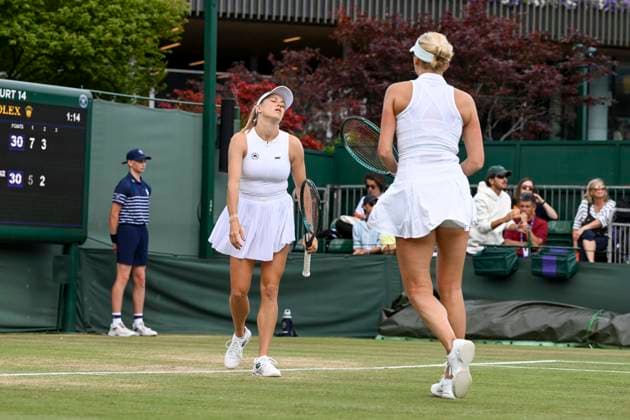 Luisa Stefani during the Wimbledon 2025 Women?s Doubles Round of 16 tennis match between Luisa Stefani & Timea Babos v Lyudmyla Kichenok & Ellen Perez at the All England Tennis Club in London, England (Richard Callis SPP) Copyright: xRichardxCallis SPPx spp-en-RiCa-SPP25_rica_07jul25_21726