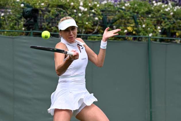 Lyudmyla Kichenok during the Wimbledon 2025 Women?s Doubles Round of 16 tennis match between Luisa Stefani & Timea Babos v Lyudmyla Kichenok & Ellen Perez at the All England Tennis Club in London, England (Richard Callis SPP) Copyright: xRichardxCallis SPPx spp-en-RiCa-SPP25_rica_07jul25_21728