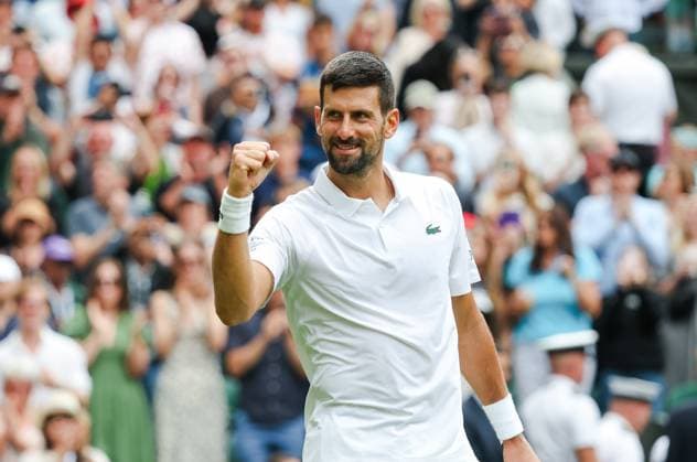 Wimbledon 2025 Day 8, Alex de Minaur v Novak Djokovic Wimbledon Championships 2025 Day 8, 07 07 25 Gentlemens’ Singles - Round of 16 Centre Court Alex de Minaur v Novak Djokovic Novak Djokovic wins in 4 sets  Copyright: xMarcxAspland ThexTimesx NINTCHDBPICT001008255671