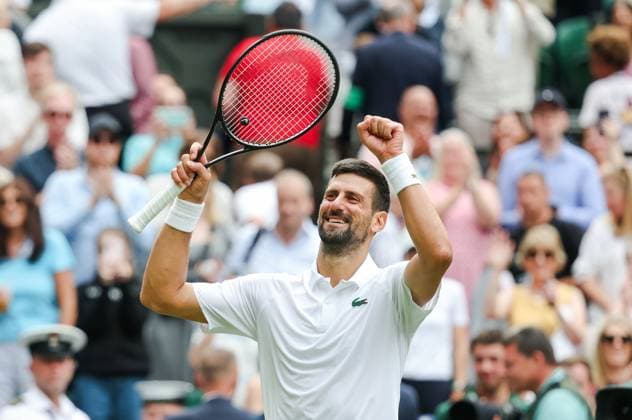 Wimbledon 2025 Day 8, Alex de Minaur v Novak Djokovic Wimbledon Championships 2025 Day 8, 07 07 25 Gentlemens’ Singles - Round of 16 Centre Court Alex de Minaur v Novak Djokovic Novak Djokovic wins in 4 sets Photograph by Marc Aspland  Copyright: xMarcxAspland ThexTimesx NINTCHDBPICT001008255791