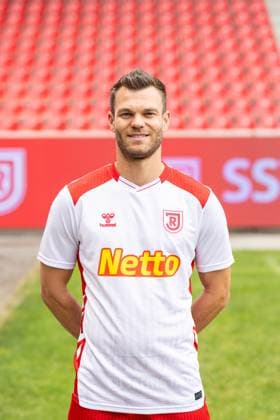 07.07.2025, Fussball, GER, Saison 2025 2026, 3.Liga,Pressetermin, SSV Jahn Regensburg Benedikt Saller, SSV Jahn Regensburg; 3. Liga, Portraittermin 2025 2026, DFL REGULATIONS PROHIBIT ANY USE OF PHOTOGRAPHS AS IMAGE SEQUENCES AND OR QUASI-VIDEO.