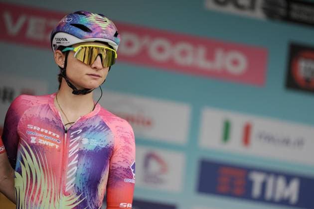 Canyon Sram Zondacrypto™s Consonni Chiara during the 3rd stage of the Giro d™Italia Women, from Vezza d™Oglio to Trento, Italy Tuesday, July 08, 2025. - cycling .  Copyright: xMarcoxAlpozzi LaPressex