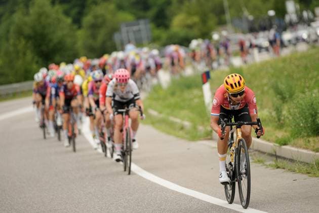 Uno-X MobilityÕs Koster Anouska during the 3rd stage of the Giro dÕItalia Women, from Vezza dÕOglio to Trento, Italy Tuesday, July 08, 2025. - cycling .  Copyright: xMarcoxAlpozzi LaPressex