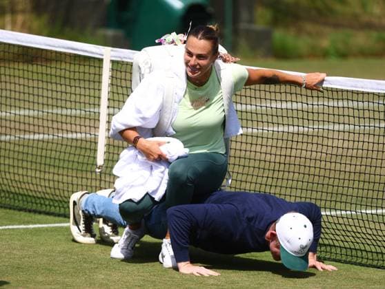 Tennis, Wimbledon, Day 9 - Aryna Sabalenka