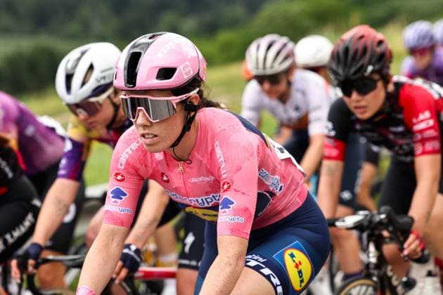 Anna Henderson (Lidl - Trek) during the 3rd stage of the Giro d™Italia Women, from Vezza d™Oglio to Trento, Italy Tuesday, July 08, 2025. - cycling .  Copyright: xAlessandroxGarofalo LaPressex