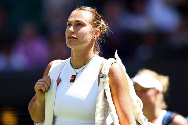 Aryna Sabalenka walks onto court ahead of her quarter final match Wimbledon Tennis Championships, Day 9, The All England Lawn Tennis and Croquet Club, London, UK - 08 Jul 2025London The All England Lawn Tennis and United Kingdom  Copyright: xJamesxMarsh Shutterstockx 15389336y