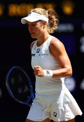 Laura Siegemund during her quarter final match Wimbledon Tennis Championships, Day 9, The All England Lawn Tennis and Croquet Club, London, UK - 08 Jul 2025London The All England Lawn Tennis and United Kingdom  Copyright: xJamesxMarsh Shutterstockx 15389336bl