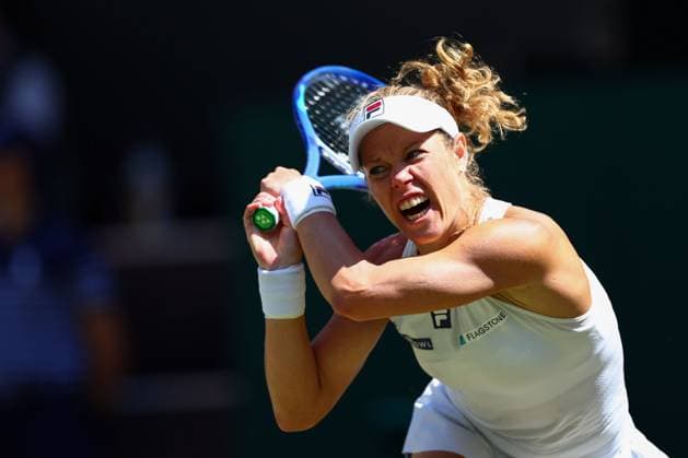 Laura Siegemund during her quarter final match Wimbledon Tennis Championships, Day 9, The All England Lawn Tennis and Croquet Club, London, UK - 08 Jul 2025London The All England Lawn Tennis and United Kingdom  Copyright: xJamesxMarsh Shutterstockx 15389336bt