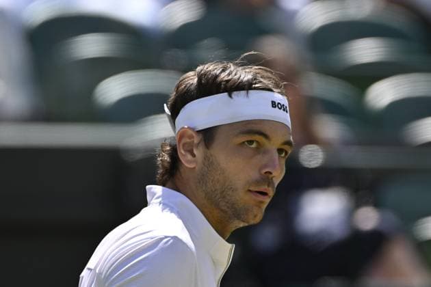 Tennis : Wimbledon -2025 - ITF - Tennis - Wimbledon - ITF - Taylor Fritz - Usa GB  Copyright: xChryslenexCaillaudx xPznewzx