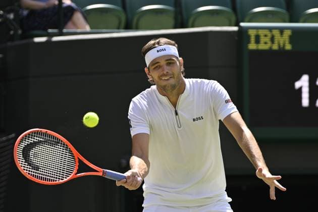 Tennis : Wimbledon -2025 - ITF - Tennis - Wimbledon - ITF - Taylor Fritz - Usa GB  Copyright: xChryslenexCaillaudx xPznewzx