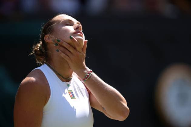 Aryna Sabalenka during her quarter final match Wimbledon Tennis Championships, Day 9, The All England Lawn Tennis and Croquet Club, London, UK - 08 Jul 2025London The All England Lawn Tennis and United Kingdom  Copyright: xEllaxLing Shutterstockx 15389337z