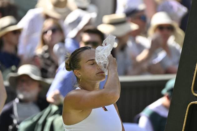 Tennis : Wimbledon -2025 - ITF - Tennis - Wimbledon - ITF - Aryna Sabalenka - Bielorussie Russie GB  Copyright: xChryslenexCaillaudx xPznewzx