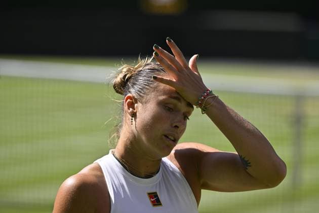 Tennis : Wimbledon -2025 - ITF - Tennis - Wimbledon - ITF - Aryna Sabalenka - Bielorussie Russie GB  Copyright: xChryslenexCaillaudx xPznewzx