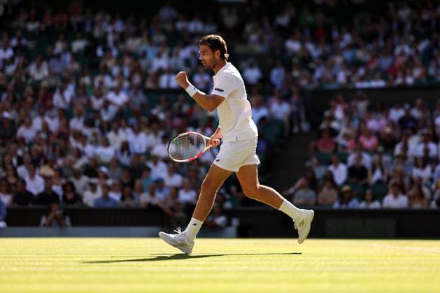 Cameron Norrie during his quarter final match Wimbledon Tennis Championships, Day 9, The All England Lawn Tennis and Croquet Club, London, UK - 08 Jul 2025London The All England Lawn Tennis and United Kingdom  Copyright: xEllaxLing Shutterstockx 15389337da