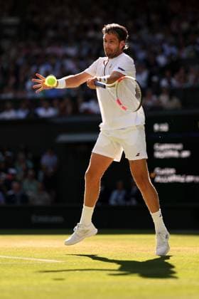Cameron Norrie during his quarter final match Wimbledon Tennis Championships, Day 9, The All England Lawn Tennis and Croquet Club, London, UK - 08 Jul 2025London The All England Lawn Tennis and United Kingdom  Copyright: xEllaxLing Shutterstockx 15389337de