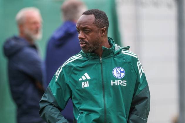 08 07 2025, Football, Season 2025 2026, 2 Bundesliga, Preparation, FC Schalke 04 summer training camp in Neustift in the Stubai Valley, Squad planner Ben Manga FC Schalke 04 Neustift Stadium Neustift Tyrol Austria xRHR PHOTO TRx Copyright: TimxRehbein RHR-FOTOx RHR-FOTO TR