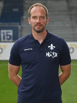 08 07 2025, xjhx, Football 2 Bundesliga, SV Darmstadt 98 photo appointment season 2025 26, Co coach Martin Heck SV Darmstadt 98 2 BL portrait appointment 2025 2026 Darmstadt