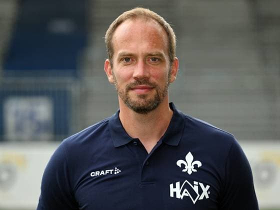 08 07 2025, xjhx, Football 2 Bundesliga, SV Darmstadt 98 photo appointment season 2025 26, Co coach Martin Heck SV Darmstadt 98 2 BL portrait appointment 2025 2026 Darmstadt