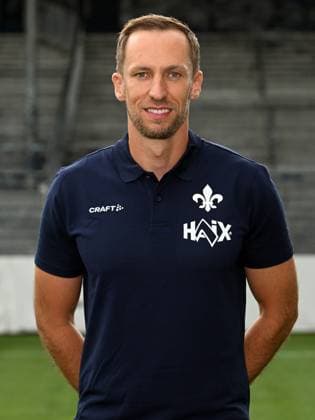 08 07 2025, xjhx, Football 2 Bundesliga, SV Darmstadt 98 photo session season 2025 26, Athletic trainer Christopher Busse SV Darmstadt 98 2 BL portrait session 2025 2026 Darmstadt