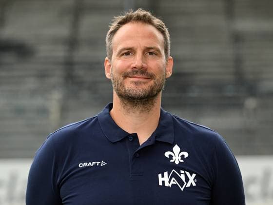 08 07 2025, xjhx, Football 2 Bundesliga, SV Darmstadt 98 photo appointment season 2025 26, Rehab coach Florian Bauer SV Darmstadt 98 2 BL portrait appointment 2025 2026 Darmstadt