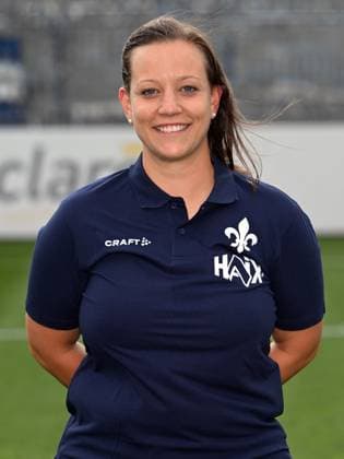08 07 2025, xjhx, Football 2 Bundesliga, SV Darmstadt 98 photo session season 2025 26, Physiotherapist Katrin Herbig SV Darmstadt 98 2 BL portrait session 2025 2026 Darmstadt
